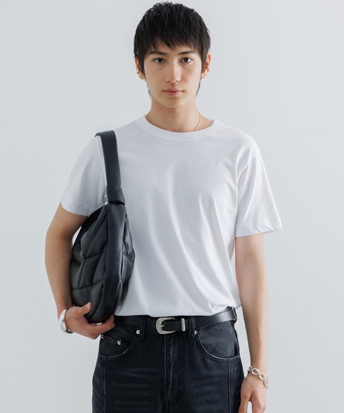 バッグ leather cargo one shoulder bag SINSS ショルダーバッグ One shoulder bag / ワンショルダー