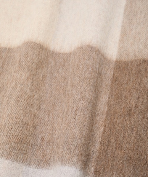 「SETUP7」 マフラー FREE ライトグレー レディース_画像6