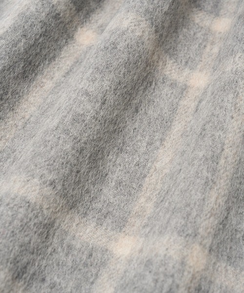 「SETUP7」 マフラー FREE ライトグレー レディース_画像9