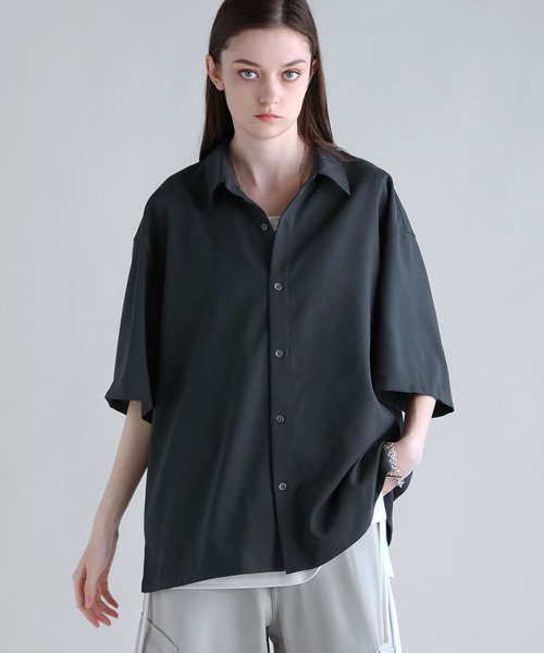 半袖シャツ メンズ ルーズシルエット 春夏 アイテム SERACE】Loose silhouette short sleeve shirt / ルーズ