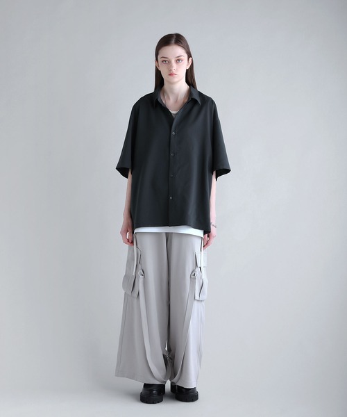 半袖シャツ メンズ ルーズシルエット 春夏 アイテム SERACE】Loose silhouette short sleeve shirt / ルーズ