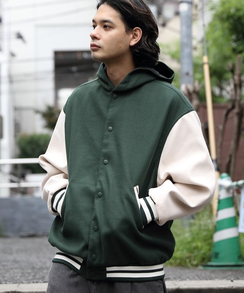 8 「8(eight)」 スタジャン X-LARGE グリーン メンズ : ZOZOTOWN