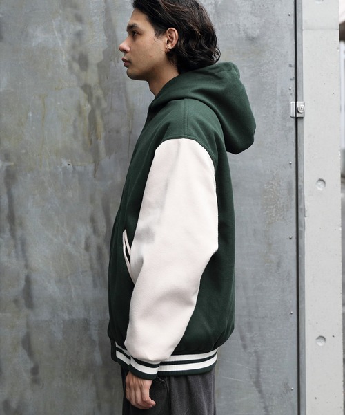 8 「8(eight)」 スタジャン X-LARGE グリーン メンズ : ZOZOTOWN