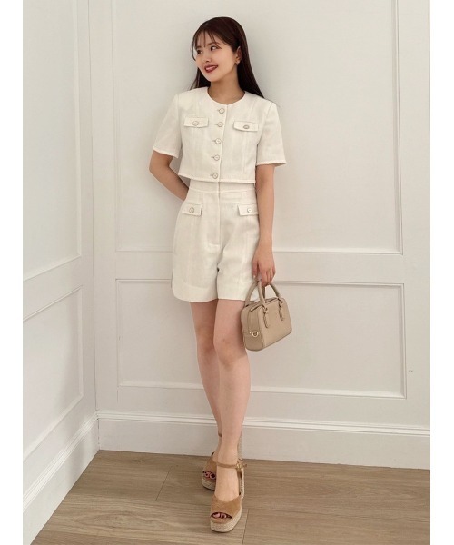 みみみSNIDEL サマーツイードジャケット SNIDEL｜サマーツイードジャケット | Rakuten Fashion(楽天