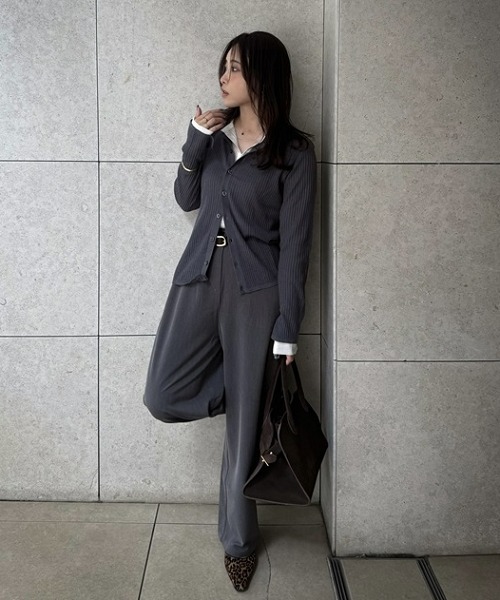 パンツ 「新色追加」「低身長/高身長サイズ有」カーブパンツ（Petitjo/slattgir.)　美脚見え レディース | ニッセン | 19