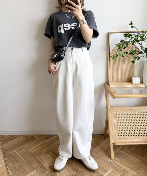 ニッセン（nissen） パンツ 「低身長/高身長サイズ有」カーブパンツ