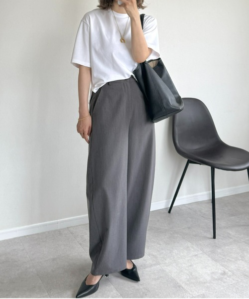 パンツ ytfg12166 Fibrillated Trousers - green - Mame Kurogouchi
