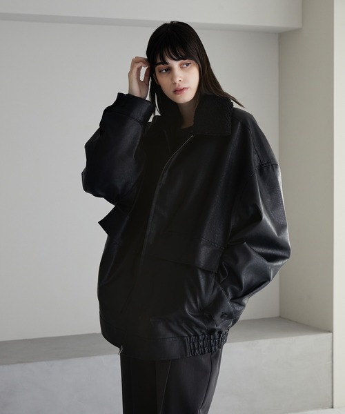 「cussil」 ブルゾン L ブラック メンズ_画像6