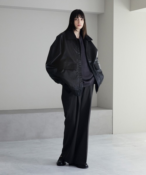 「cussil」 ブルゾン L ブラック メンズ_画像7