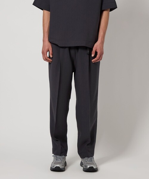 オバナダイスケ　DO I BELT CR 1P PANTS パンツ　ブラック UNITED ARROWS & SONS by DAISUKE OBANA パンツ 「D.O BY OBANA