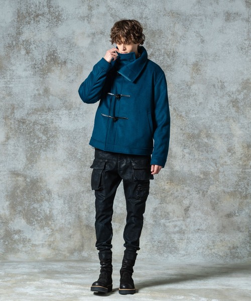 コート ジャケット High Neck Toggle Coat / ハイネックトグルコート メンズ レディースの画像
