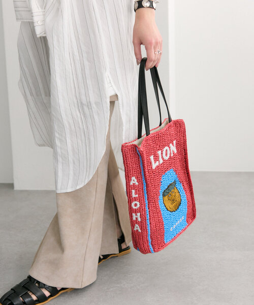 ear PAPILLONNER トートバッグ LION COFFEE(ライオンコーヒー
