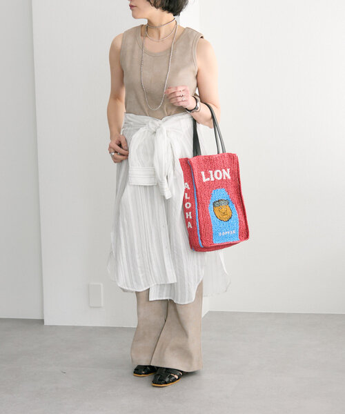 ear PAPILLONNER トートバッグ LION COFFEE(ライオンコーヒー