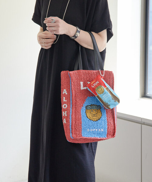 ear PAPILLONNER トートバッグ LION COFFEE(ライオンコーヒー