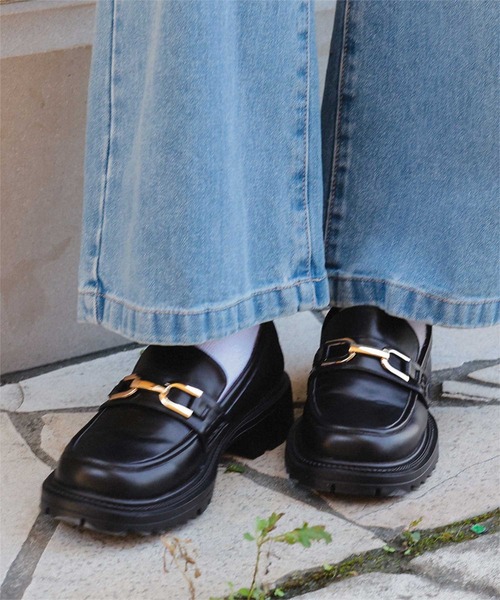 ブルーレーベル ビット ローファー 厚底 ブルーレーベル ビット ローファー 厚底 ブルーレーベル ビット