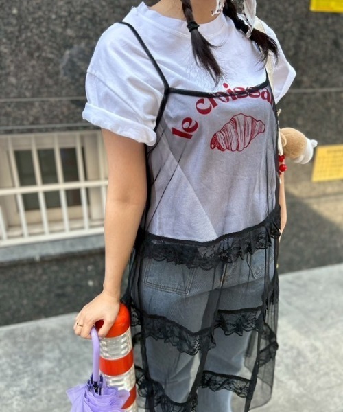 ipugo tシャツ ipugo/イプゴ クロワッサンロゴトップス