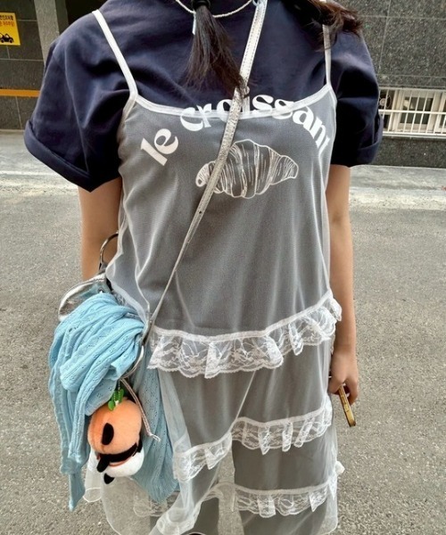 ipugo tシャツ ipugo/イプゴ クロワッサンロゴトップス