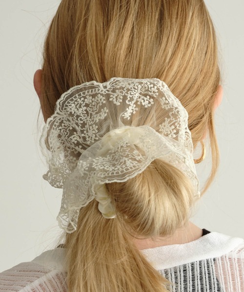 シュシュ レイヤードレースシュシュヘアゴム : ZOZOTOWN Yahoo!店