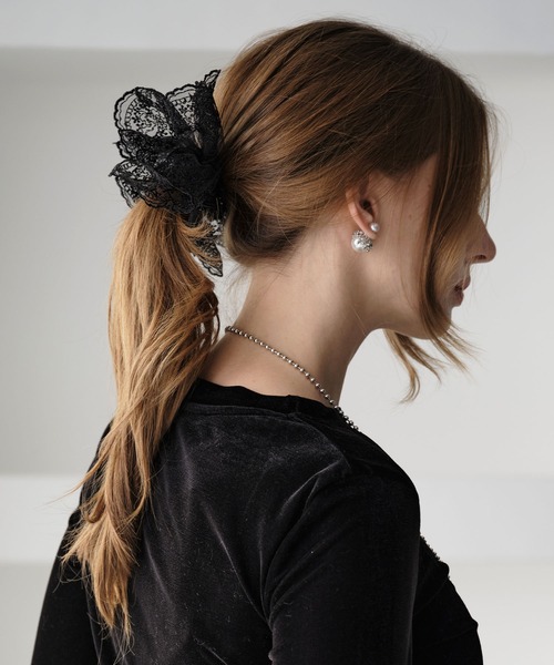 シュシュ レイヤードレースシュシュヘアゴム : ZOZOTOWN Yahoo!店