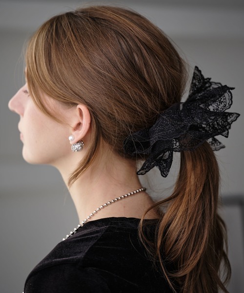 シュシュ レイヤードレースシュシュヘアゴム : ZOZOTOWN Yahoo!店