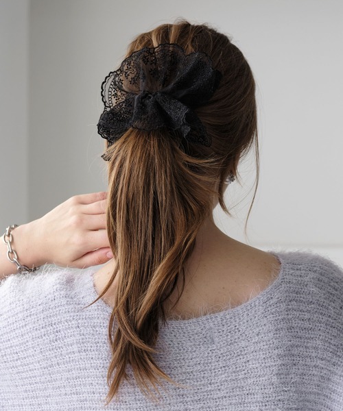 シュシュ レイヤードレースシュシュヘアゴム : ZOZOTOWN Yahoo!店