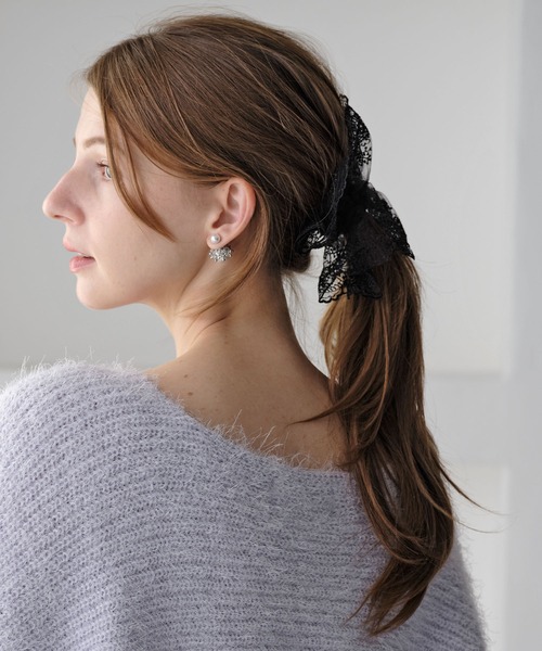 シュシュ レイヤードレースシュシュヘアゴム : ZOZOTOWN Yahoo!店