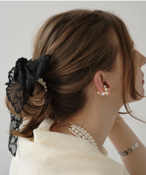 シュシュ レイヤードレースシュシュヘアゴム : ZOZOTOWN Yahoo!店