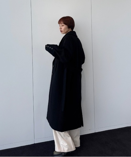 Ameri（アメリ） コート チェスターコート WIDE SHOULDER WOOL CHESTER