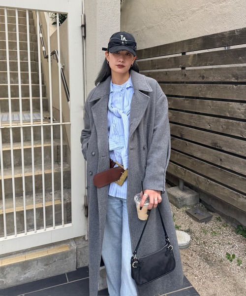 ジャケット・アウター Ameri WIDE SHOULDER WOOL CHESTER COAT Ameri】WIDE SHOULDER WOOL CHESTER COAT #shorts - YouTube