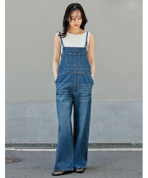 新品 Re:EDIT 「ZOZOTOWN限定」「低身長 オーバーオール サロペット ワンピース