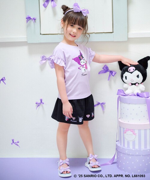 sanrio（サンリオ） パンツ 「any FAM ×サンリオキャラクターズ」裾