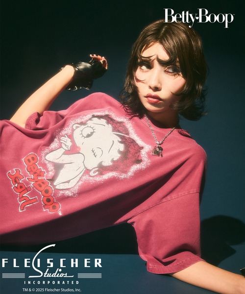 X-girl tシャツ x BETTY BOOP(TM) S/S TEE レディース メンズ