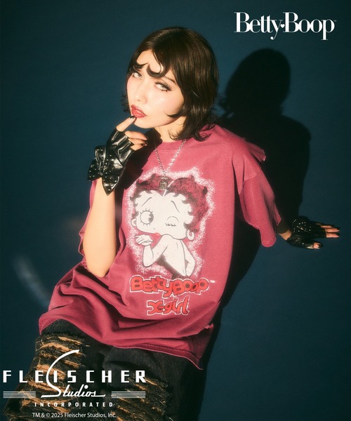 激レア 新品 送料込 エックスガール XGIRL ベティー tシャツ コラボ 7c81f6425688b019b629bf222f8033