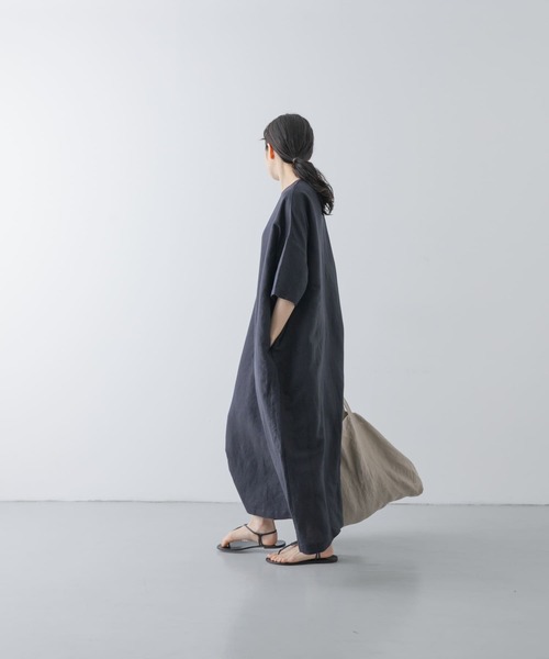 【美品】かぐれ　2サイズ展開　リネンレーヨンワイドワンピース　サイズ1 楽天市場】『2サイズ展開』リネンレーヨンワイドワンピース／か