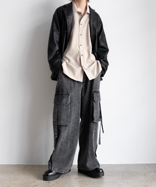 Casper John 「Casper John」 カーゴパンツ MEDIUM グレー