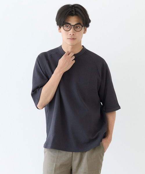 coca tシャツ EAZY TEX ワッフルワイドラグランTシャツ 速乾