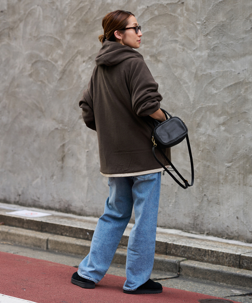 FRAMeWORK AULENTTI ショルダーバッグ ベージュ AULENTTI/オウレンティ】インナーバッグ付きショルダーBAG
