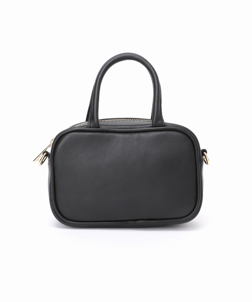 FRAMeWORK 【AULENTTI】ショルダーバッグ AULENTTI/オウレンティ MINI BOX スウェードshoulderバック