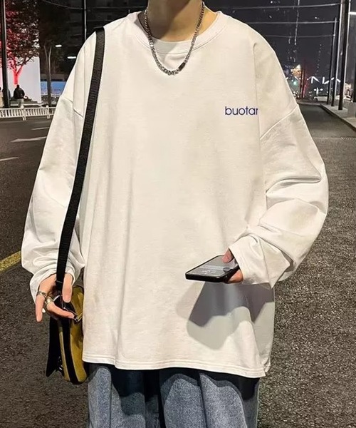 「NOWLE」 長(zhǎng)袖Tシャツ LARGE ブラック メンズ
