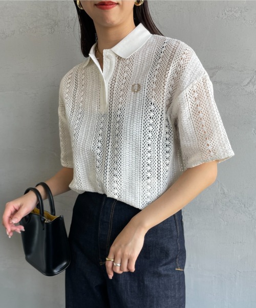 FRED PERRY 「FRED PERRY」 半袖ポロシャツ 10 ホワイト