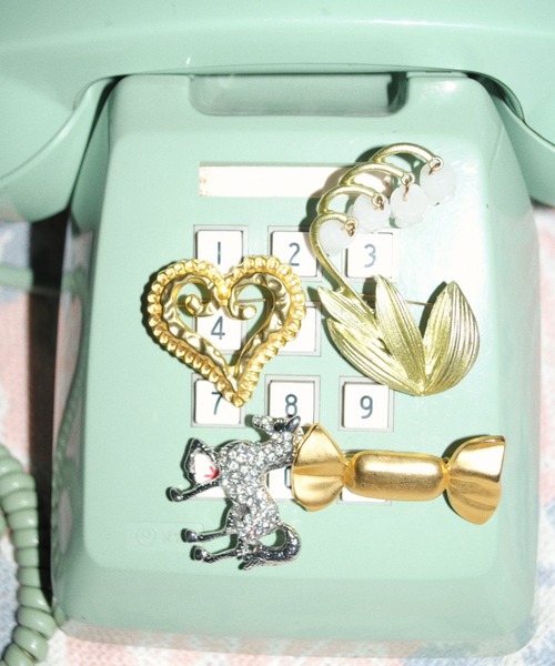 musubore（ムスボレ） ブローチ 「 select 」vintage like brooch set