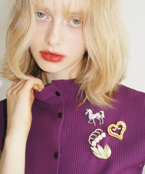 musubore（ムスボレ） ブローチ 「 select 」vintage like brooch set