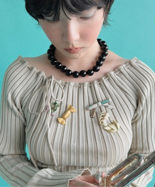 musubore（ムスボレ） ブローチ 「 select 」vintage like brooch set