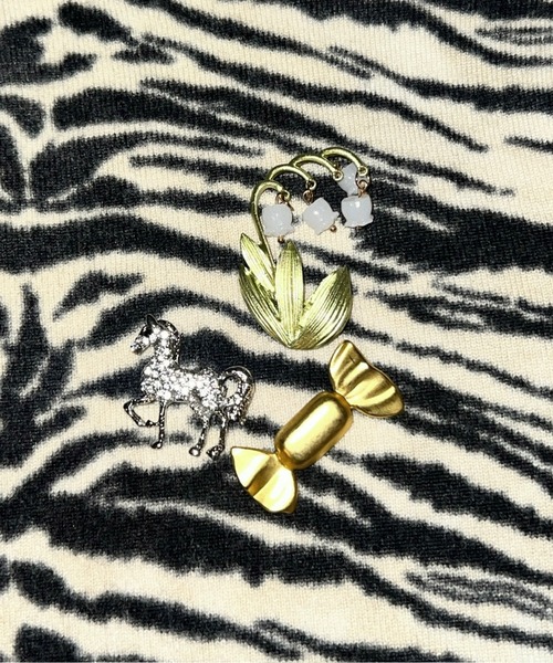 musubore（ムスボレ） ブローチ 「 select 」vintage like brooch set