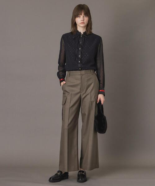 DRESSTERIOR（ドレステリア） ブラウス シャツ 「洗える/シアー素材