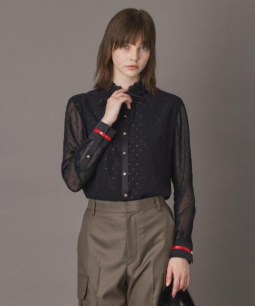 DRESSTERIOR（ドレステリア） ブラウス シャツ 「洗える/シアー素材