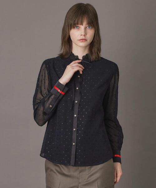 DRESSTERIOR（ドレステリア） ブラウス シャツ 「洗える/シアー素材