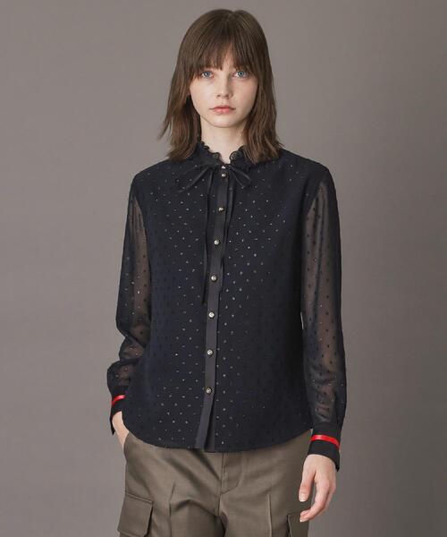 DRESSTERIOR（ドレステリア） ブラウス シャツ 「洗える/シアー素材