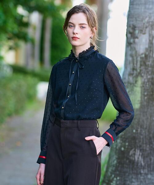 ダイアグラム　今期のブラウス ダイアグラム 今期のブラウス 洗える/シアー素材/otonaMUSE 11月号掲載