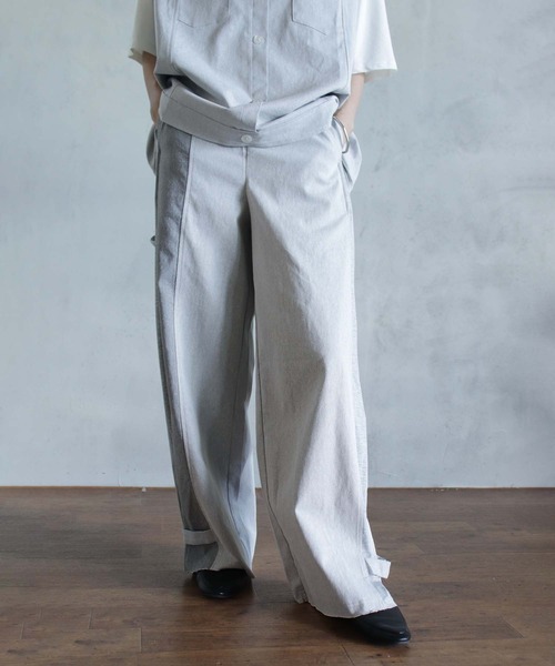 BITTOKO スウェットパンツ ジャージ トリオコンビスソ断ち切りパンツ